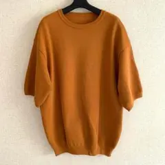 【美品】 crepuscule ショートスリーブニット 鹿の子