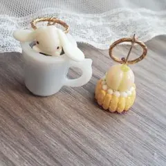 『らびcoffeeとモモケーキ』　チャームセット