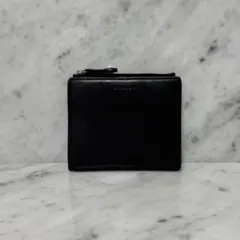 90s OLD COACH オールドコーチ 二つ折り財布 ブラック 本革 レザー