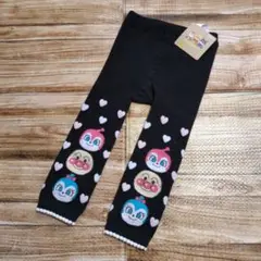 新品 未使用 アンパンマン ドキンちゃん ベビー タイツ 80-90 黒色
