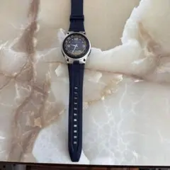 希少 CASIO AW-82 腕時計 ネイビー フィッシングギア 釣り