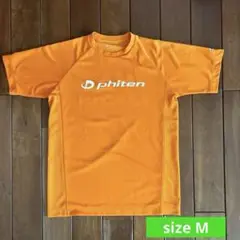 phiten ファイテン オレンジ Tシャツ Mサイズ