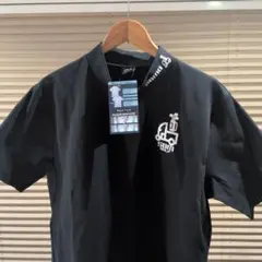 【SBMG】半袖モックネック　ブラック　LLサイズ　　　①
