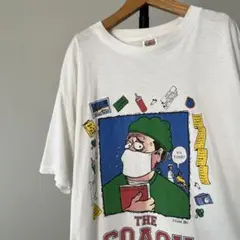 90s USA古着　THE COACH　Tシャツ　人物　企業　キャンペーン　L