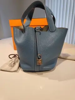 HERMESピコタンロックPM ブルージーン