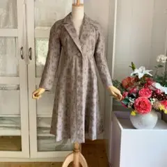 2020年 16万円 ルネ セレブ総刺繍 毛100%素材 スプリングコート