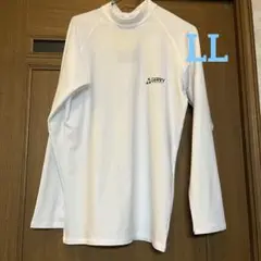 GERRY 長袖 ハイネック カットソー メンズ LL 白UPF50+