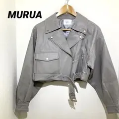 MURUA レディース F ライダースジャケット アウター ジャケット★