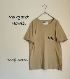 MHL. 日本製100%コットン ベージュTシャツ