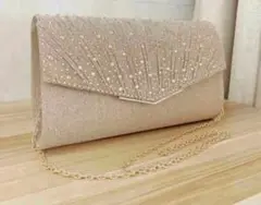 結婚式 バッグ ゴールド