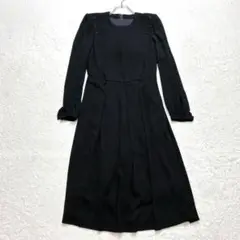 東京スタイル LIONA【M相当】黒 ロングワンピース 春秋 フォーマル