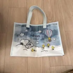 スヌーピー ビニールバッグ 透明