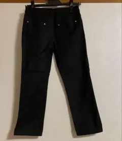 クロップドパンツ　黒