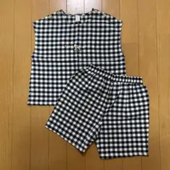 バースデイ cottoli コトリ キッズ セットアップ チェック柄 110cm