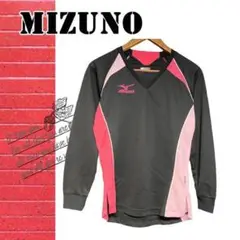 mizuno✨長袖 スポーツウェア バレーボール ブラック ロゴ【M】練習着