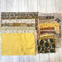 ハンドメイド 布地 緑系 19種まとめ売り