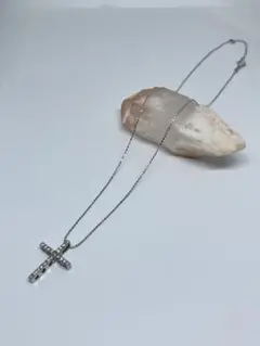 新品未使用 K18WG ダイヤモンドネックレス