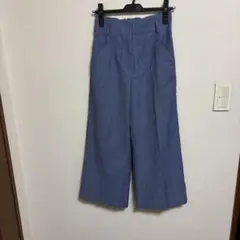 PLST リネンブレンドワイドパンツ S