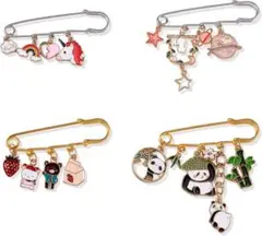 ✨️人気✨️ブローチピン バッジピン かわいい漫画 安全ブローチピン 高耐久