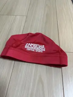 CENTRAL SPORTS 水泳帽 Mサイズ 赤