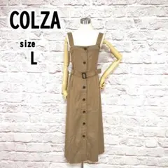 【L】COLZA コルザ レディース ワンピース 薄手 ストレッチ性あり