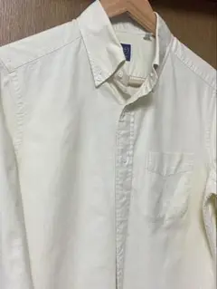 BEAMSF ボタンダウンシャツ クリームイエロー39