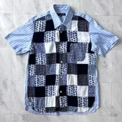 【美品】comme des garcons hommeドッキングシャツ 半袖