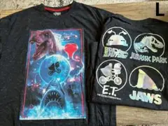 ユニバーサル E.T. ジュラシックパーク ジョーズ 半袖 tシャツ