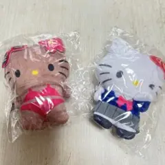 サンリオ ハローキティぬいぐるみボールチェーン2 ガチャ 日焼け