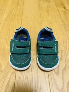 IFME 緑色 スニーカー ベビーシューズ 12.5cm