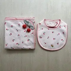 ケイトスペード　ブランケット　スタイ　さくらんぼ