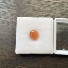 オレンジ ルースストーン 約10.7mm