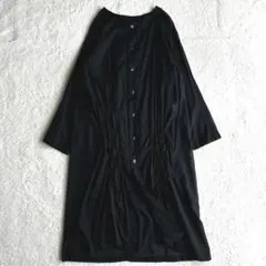 美品 GOKI lumy felicia シャーリングシャツワンピース 日本製