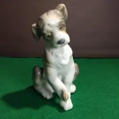 【美品】リヤドロ ニューフレンド 犬とかたつむり フィギュリン オブジェ 置物 リヤドロ】【犬（ニューフレンド）】【6211】