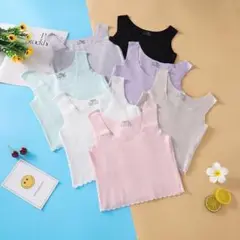160cm 3枚セット 子供用 シャツ ジュニアインナー タンクトップ
