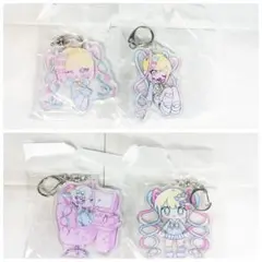 ニディガ　超てんちゃん　アクリルキーホルダー　4体セット