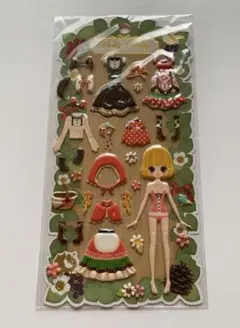 Dolly Dolly きせかえシール　未開封　赤ずきん　ドールコレクション
