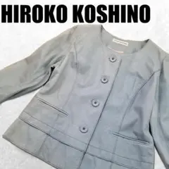 ヒロココシノ HIROKO KOSHINO レザージャケット ラムレザー