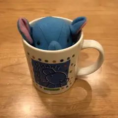 ゾウさん人形付きマグカップ