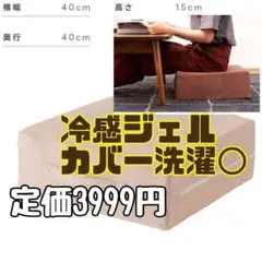 新品 クッション 座布団 クール 接触冷感 ひんやり 冷たい 角型 正方形