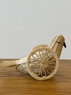 【アケビ細工】鳩ぐるま長さ約16.5センチ 幅約9センチ 高さ約10センチ
