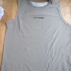 LUZ e SOMBRA メッシュタンクトップ グレー