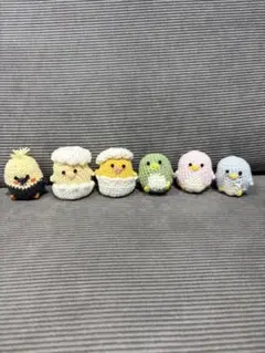 あみぐるみ ひよこ ペンギン インコ
