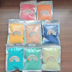 センサリープレイʕ•̫͡•ʔカラフルライス　カラーライス　100g