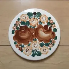 ポーランド　ヴウォツワヴェク陶器　陶板