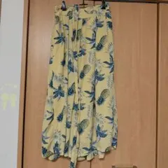パイナップル柄 ガウチョ