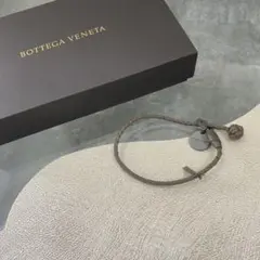 ラスト1【新品】BOTTEGA VENETA ボッテガ ブレスレット M 鉛色