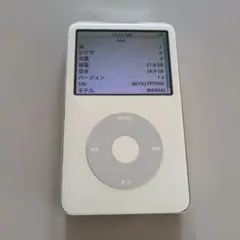 アイポッド第5世代 iPod classic 30GB MA444J/A稀少品 2025年最新】ipod ma444j/aの人気アイテム - メルカリ