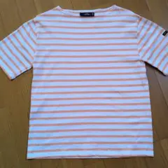 セントジェームス☆ボーダー半袖Tシャツ☆ピンク✕ホワイト