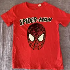 スパンコール　スパイダーマン Tシャツ H&M US 6/7